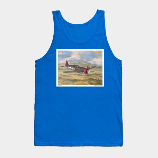 P47 WW2 Plane Tank Top by Airbrush World